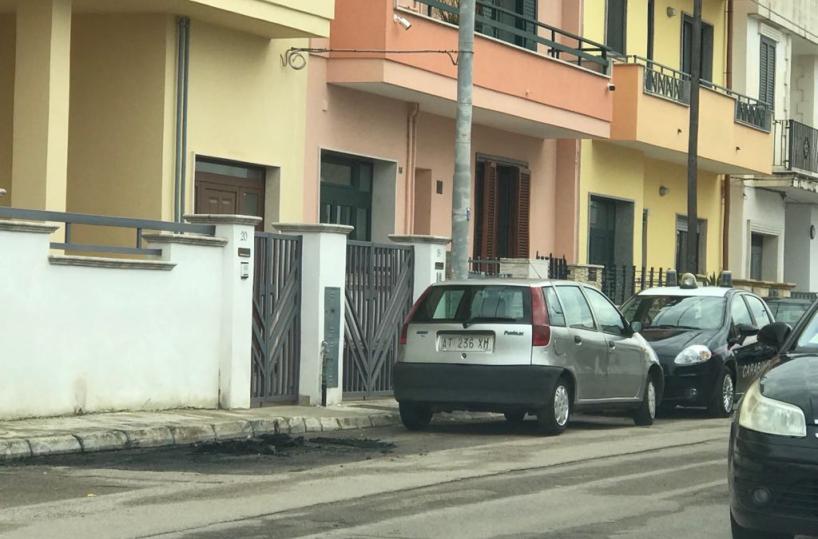 In fiamme auto moglie presidente Sgm Lecce