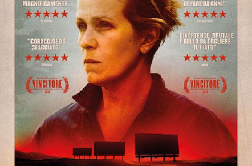 La locandina del film «Tre Manifesti a Ebbing, Missouri»