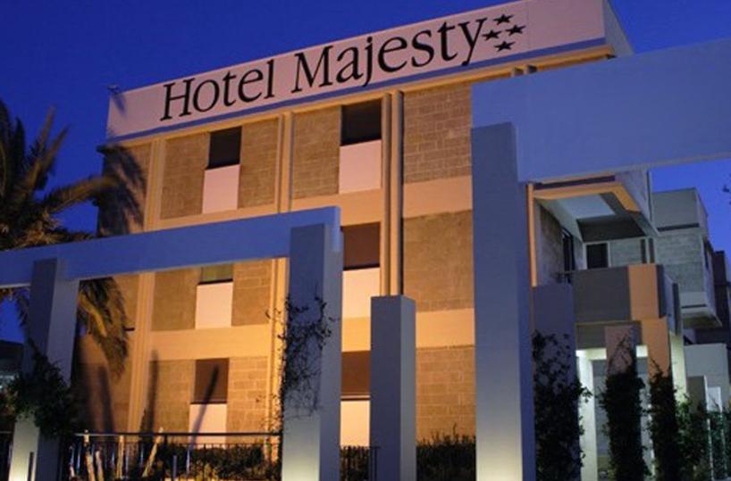 L'Hotel Majesty di Bari, via Giovanni Gentile 97