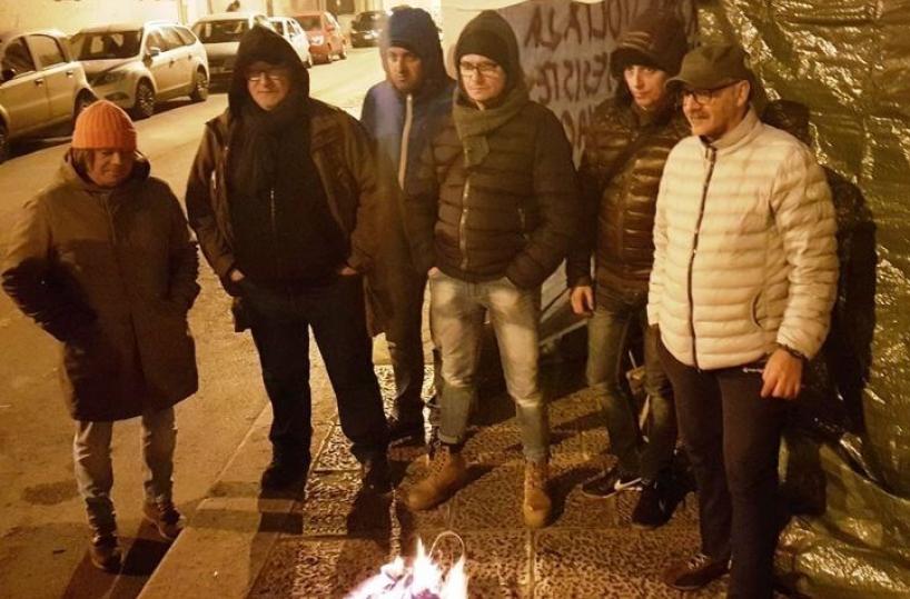 protesta lavoratori Trani