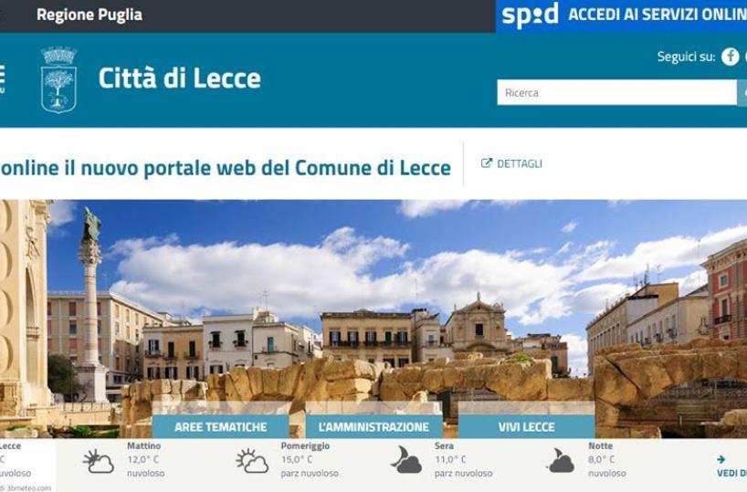 sito comune di lecce