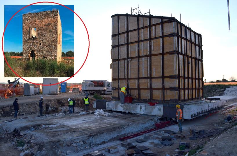 Bari, spostata una torre del 500per la statale: primo caso in Italia
