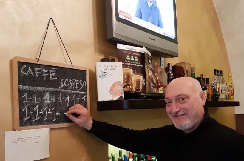 Corato, tanti caffè «sospesi»mancano i clienti bisognosi