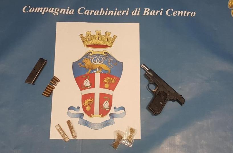 Armi e droga, tre arrestidei Carabinieri a Carrassi