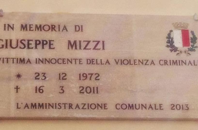 targa per Mizzi