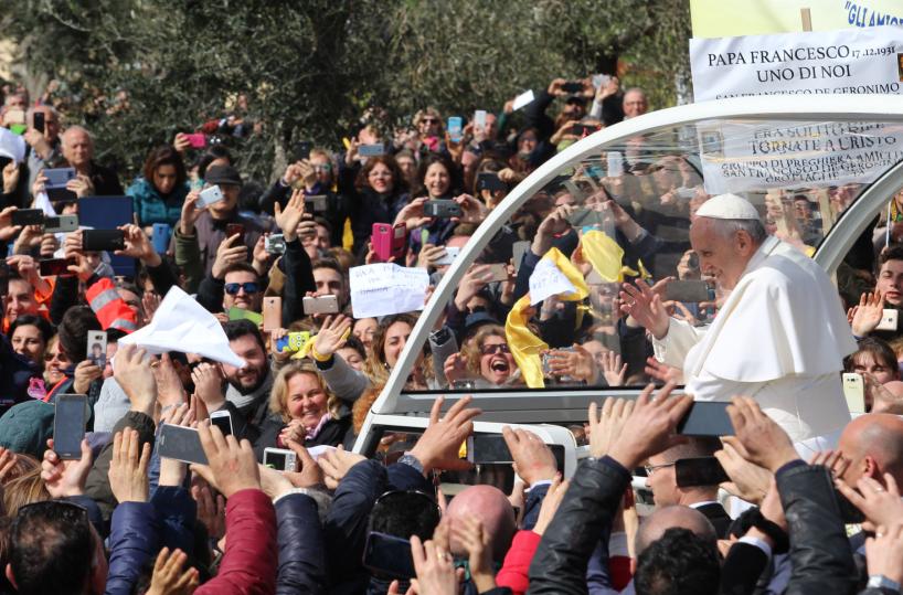 il papa a san giovanni rotondo