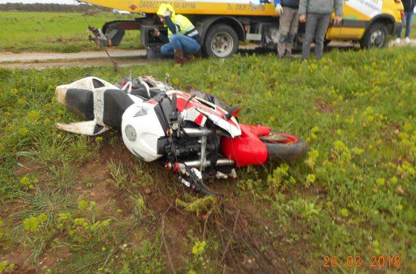Fuori strada con la motomuore 31enne a Mesagne