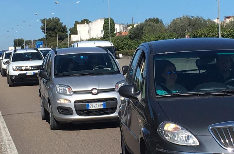 Pasquetta, in Puglia traffico intenso verso località mare
