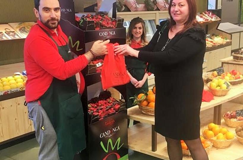 Le fragole Candonga nelle frutterie italiane
