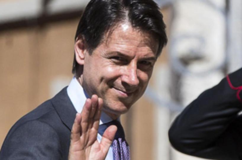 Il presidente del Consiglio incaricato, Giuseppe Conte
