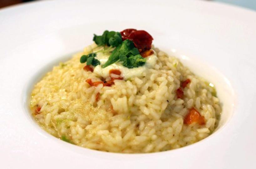 Ricette Puglia - Il risotto con cime di rapa, pomodori secchi e stracciatella - A cura dello chef Nicola Furio