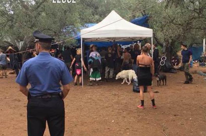Rave party abusivo nel Salento, trenta denunce