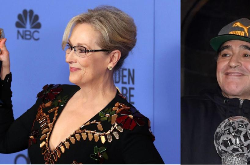 Maradona e Meryl Streep