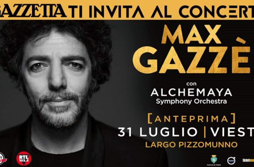 Max Gazzè il 31 luglio a Vieste
