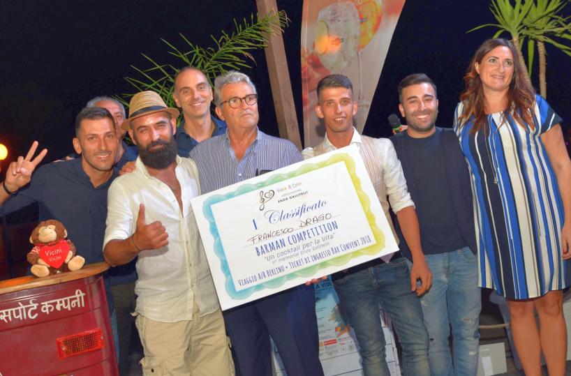 Il vincitore F. Drago