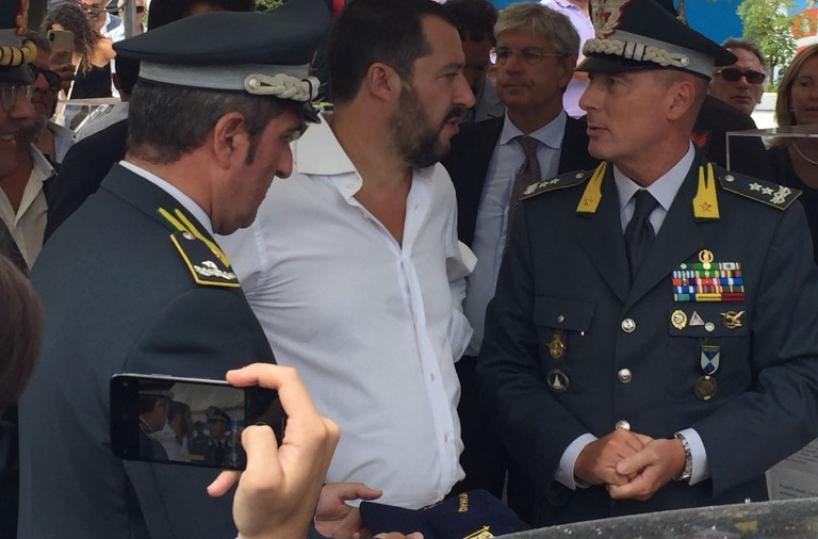 Matteo Salvini in Fiera