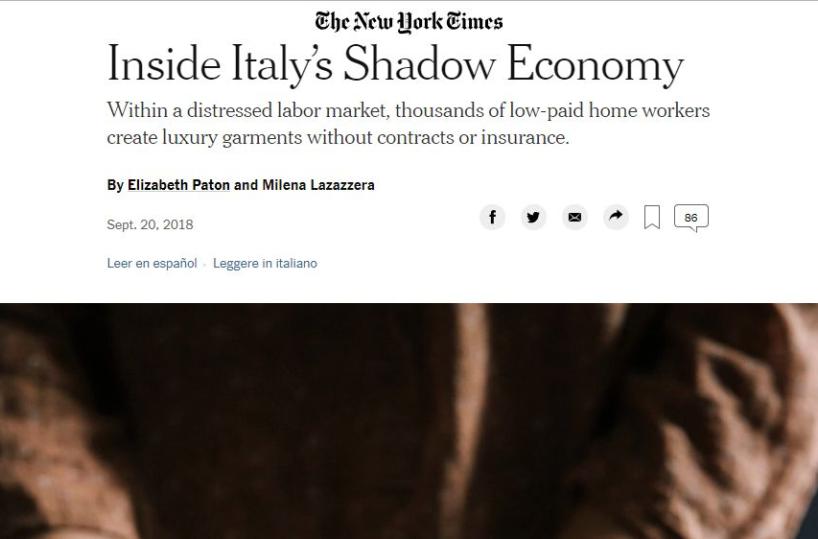 «Sfruttate per abiti di lusso», indagini sull'articolo del New York Times