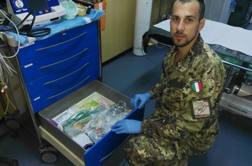Marchione, l'infermiere con le stellettemaresciallo in Afghanistan