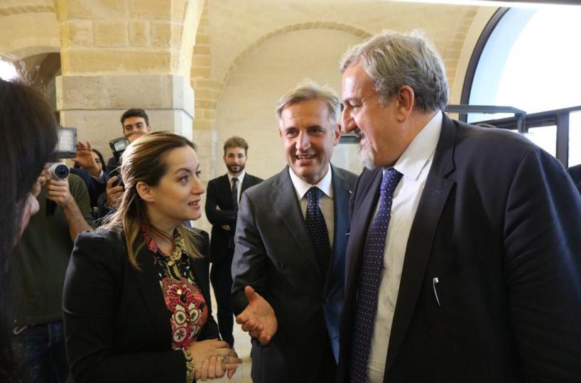 Ponte Puglia-Albania: la vicepremier Mesi nelle aziende del Nord Barese
