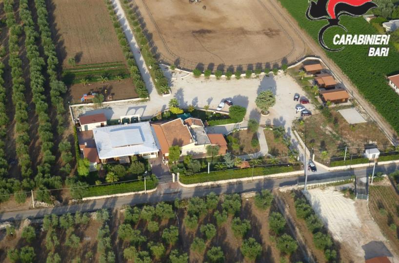 Confiscati agriturismo con ippodromo e due aziende agricole: beni per 1,5 mln di euro