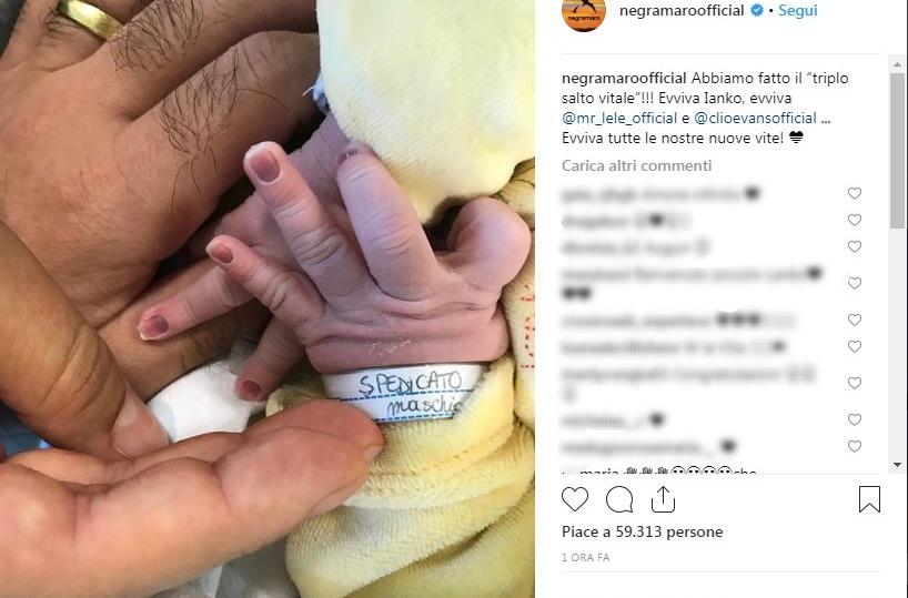 Negramaro, benvenuto Ianko: è nato il figlio di Lele Spedicato
