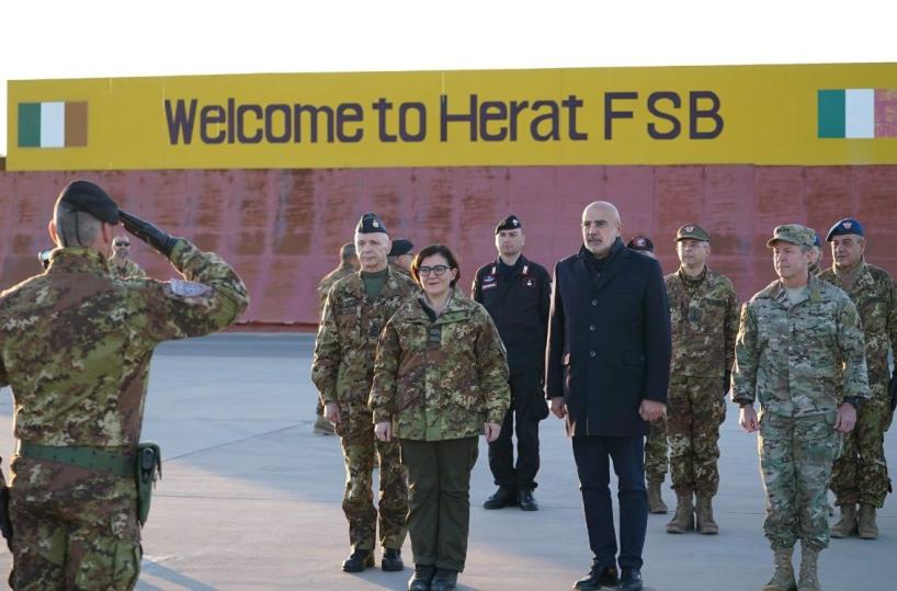 Il ministro Trenta in Afghanistandai militari della Brigata Pinerolo 