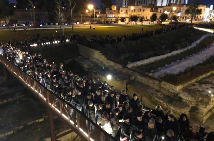 Apre il parco delle mura urbiche, boom di visitatori