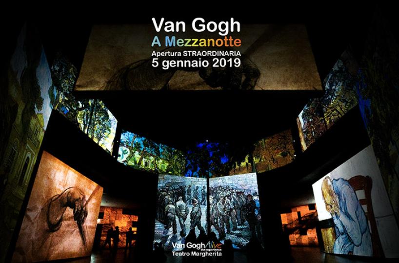 Van Gogh experience a Bari: aperture serali e notturne della mostra per l'inizio del 2019