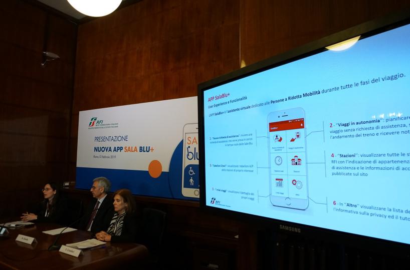 Nasce l'app SalaBlu+ per aiutare le persone con disabilità motoria che viaggiano in treno