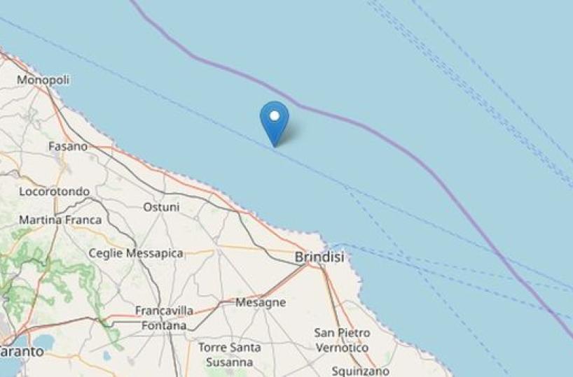 Terremoto nel mare al largo di Brindisi avvertito in tutto il Salento: tanta paura, nessun danno