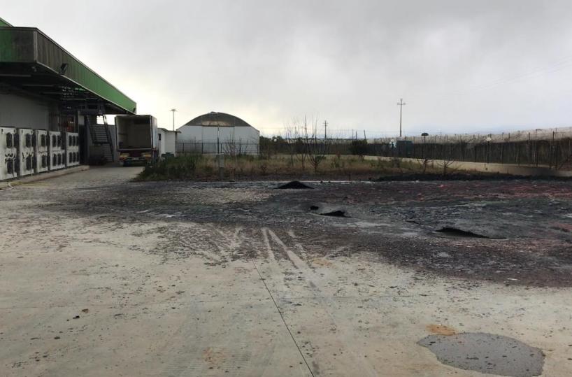 Scanzano, data alle fiamme azienda di ortofrutta: origine dolosa