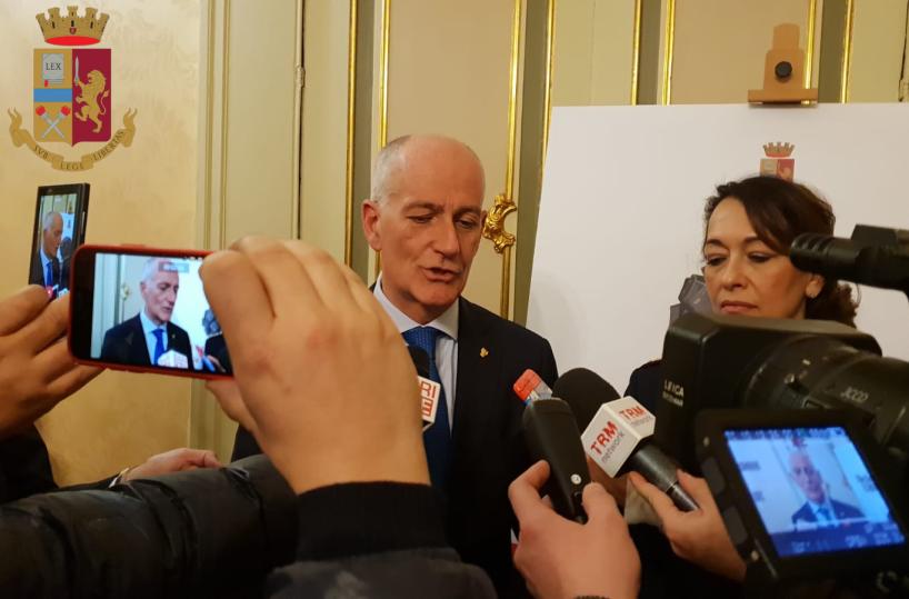 Prefettura Bari, Gabrielli: «Terrorismo minaccia liquida, tenere alta la guardia»