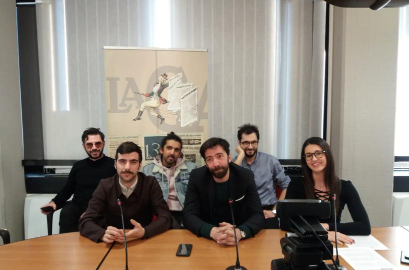 Sanremo 2019: gli Ex-Otago ospiti nella redazione della «Gazzetta del Mezzogiorno»