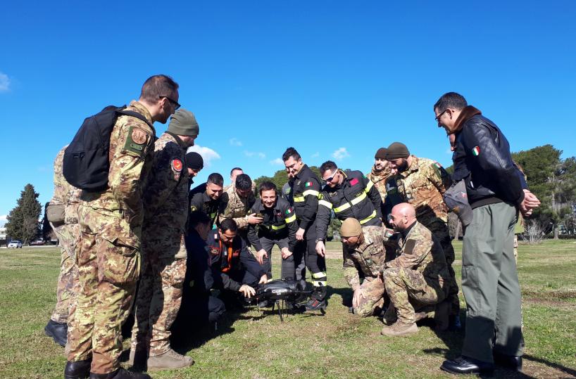 Amendola, centro di eccellenza dei droniqui nascono i nuovi top-gun dei robot dei cieli