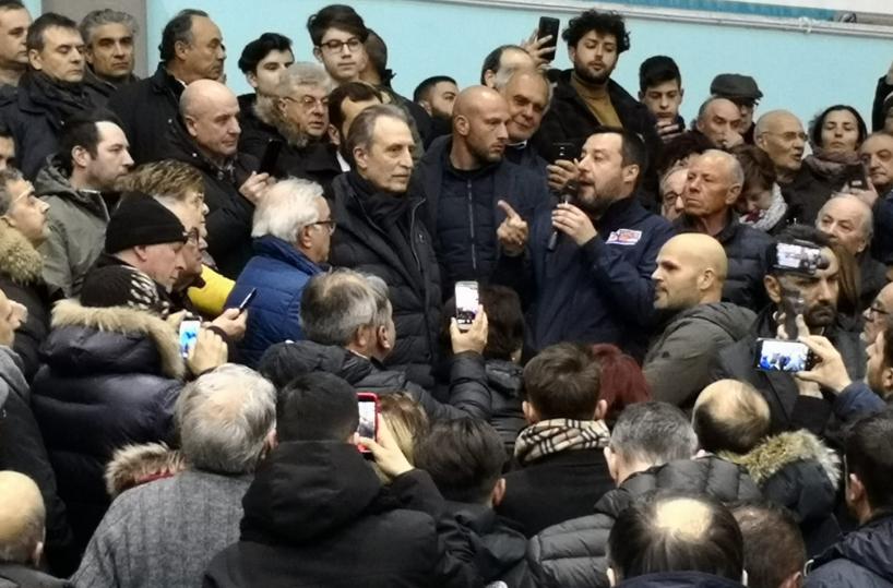 Salvini a Matera: «Se vinciamo in Basilicata, facciamo la rivoluzione in Ue»