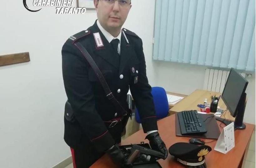 Mottola, nascondeva in casa pistola e proiettili: arrestato 32enne