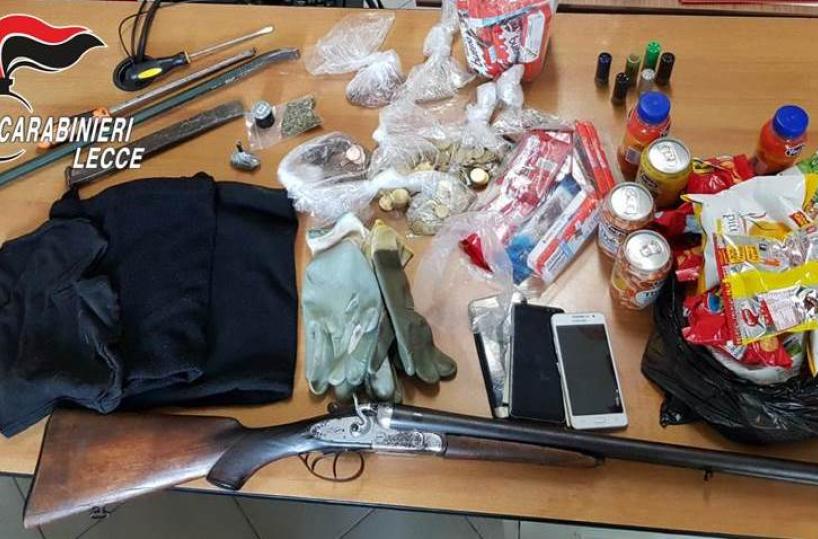 La notte di furti in tutto il Salento finisce in caserma: 4 denunciati