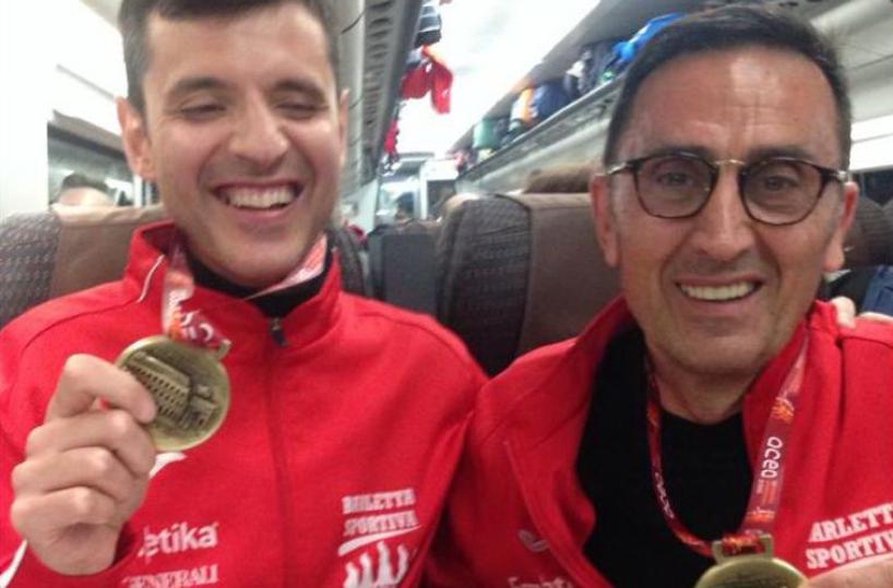 Paolo, il maratoneta ipovedente di Barletta commuove Roma