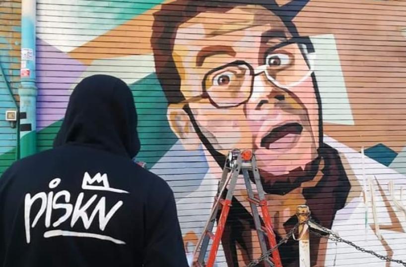 Il murales dedicato a Verdone del canosino Piskv conquista Roma