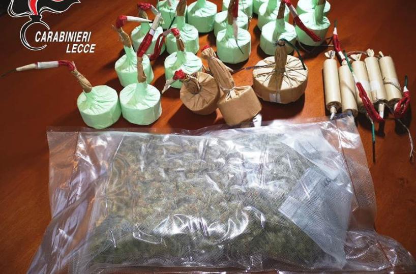 Racale, nella cabina armadio droga e una pistola: arrestata una 23enne