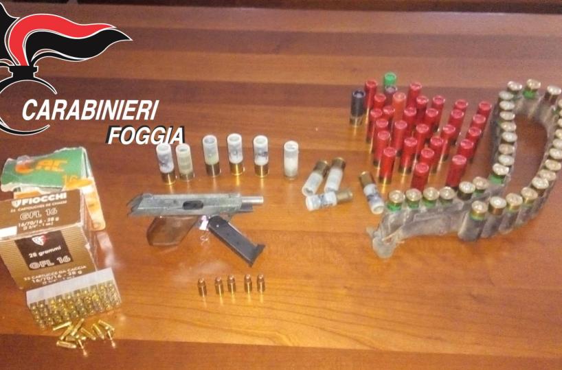 Cagnano Varano, pistola e  cartucce in masserie e droga: tre arresti