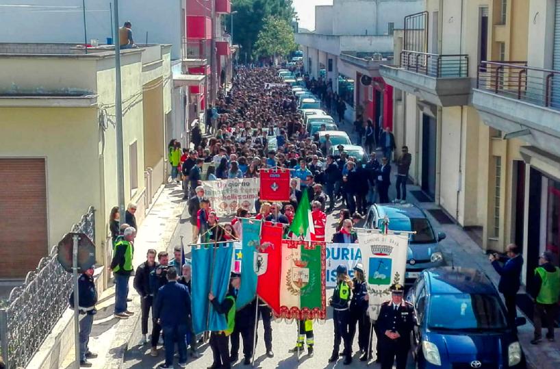 Manduria, la «Marcia della civiltà» in memoria dell'anziano pestato a morte
