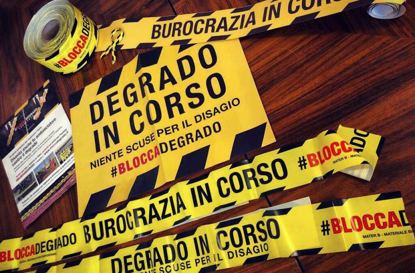 Bari, Ance lancia #bloccadegrado: nastri gialli contro l'incuria