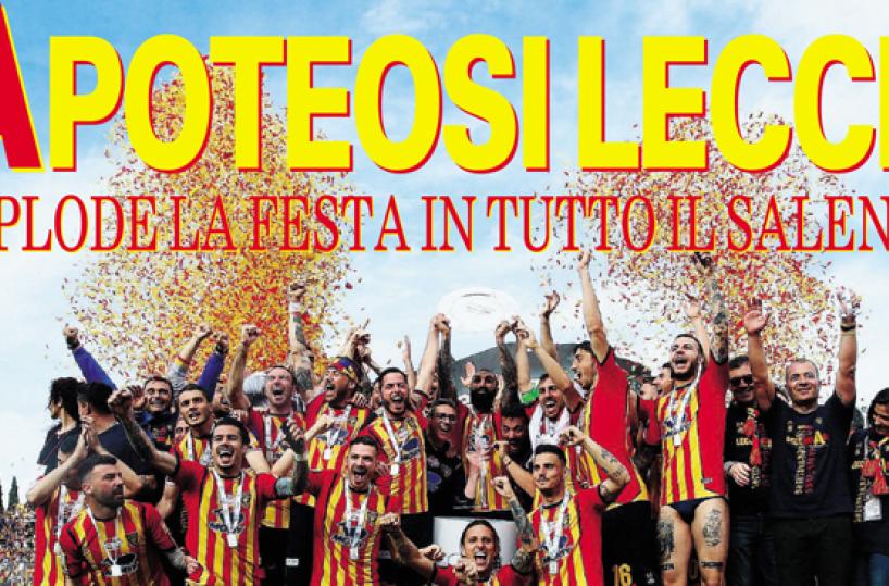 Lecce in serie A, città in festa: lo speciale della «Gazzetta»