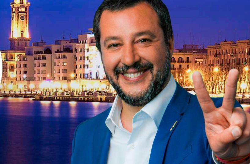Martedì Salvini a Puglia: prima a Lecce e in serata a Bari