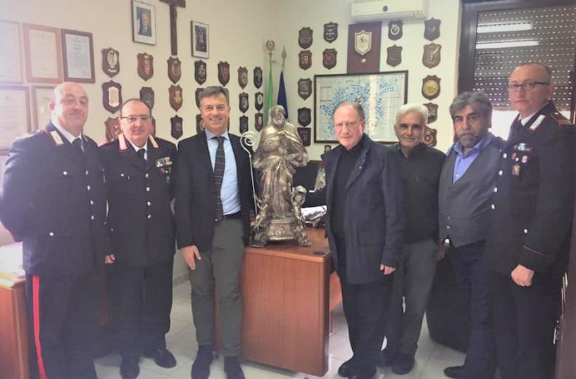 Santeramo, ritrovata la statua di Sant’Erasmo: abbandonata in un casolare
