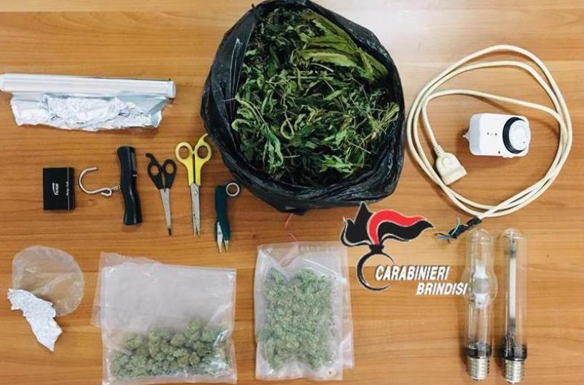 Ceglie Messapica, droga nella lavatrice: arrestato un 34enne