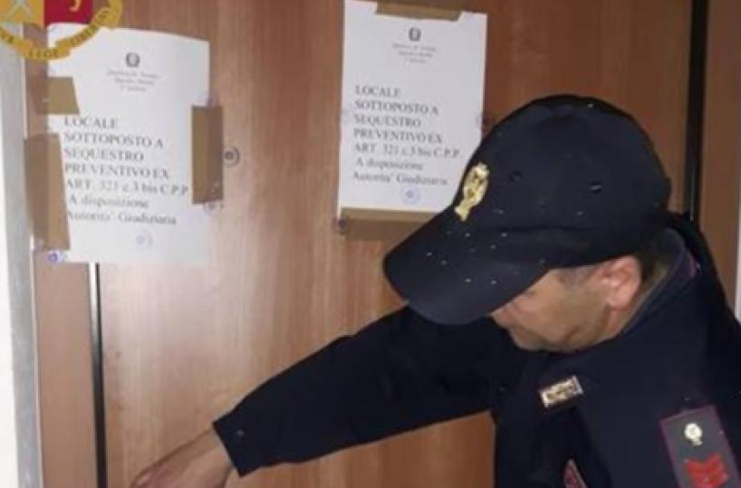 Taranto, sequestrata casa a luci rosse in centro: via vai di uomini