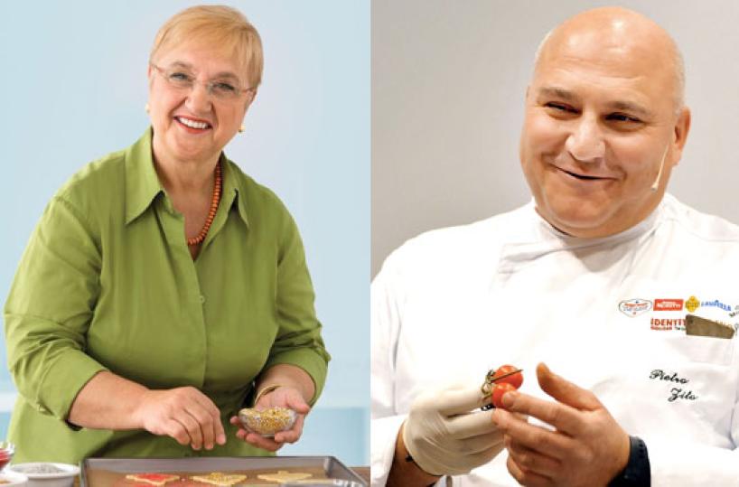 Lidia Bastianich e chef Pietro Zito