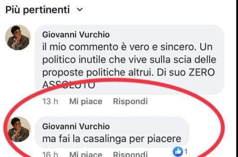 Andria segretario Pd a Meloni «Ma fai la casalinga». La replica: rispetta donne 